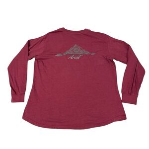Ariat Women's Long Sleeve Tee - Burgundy